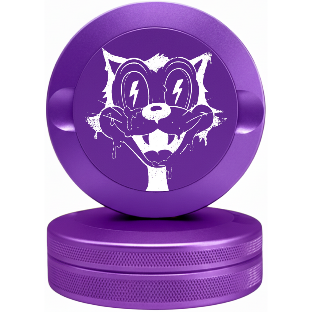 Executive Purple Metal Pouch Case for Entrepreneurs - Professional CNC Aluminum Tin Fits Zyn