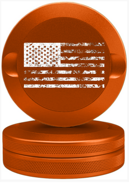 American Flag / Orange