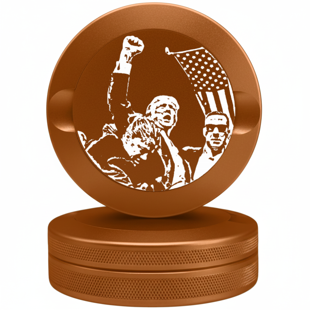 Trump Collector's Series Copper Metal Pouch Can - Premium Laser Engraved Tin Fits Zyn