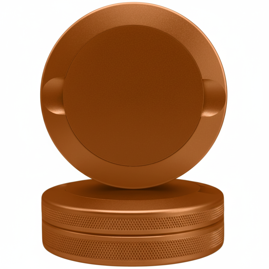 Minimalist Blank Copper Metal Pouch Tin - Stealth Premium CNC Aluminum Case Fits Zyn