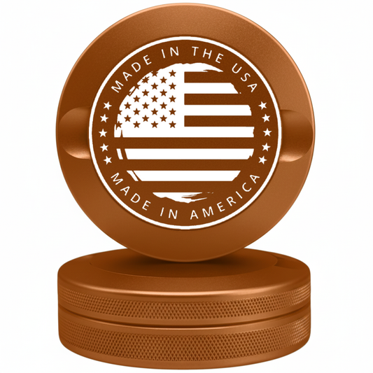 USA Edition Copper Metal Pouch Case with Laser Engraved Logo - Tactical Snus Tin Fits Zyn