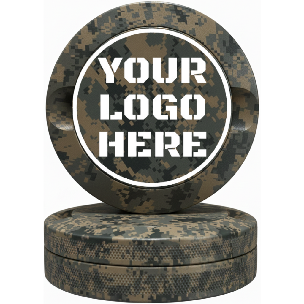 Bin Bros Digital Camo Pouch Can with Custom Laser Engraving - Premium Camouflage Tin Fits Zyn