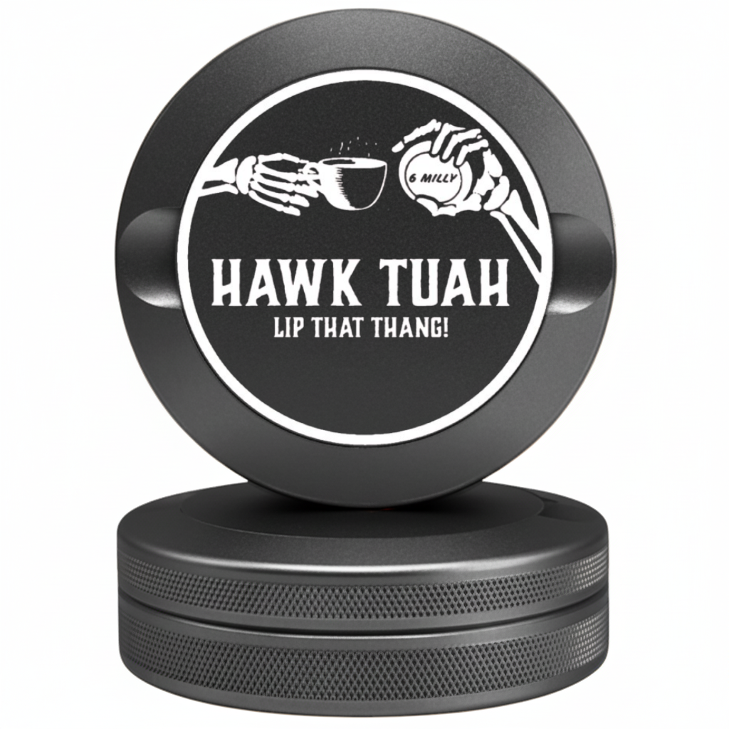 Coffee Enthusiast Grey Metal Pouch Tin with Bean Design - Premium Snus Case Compatible with Zyn