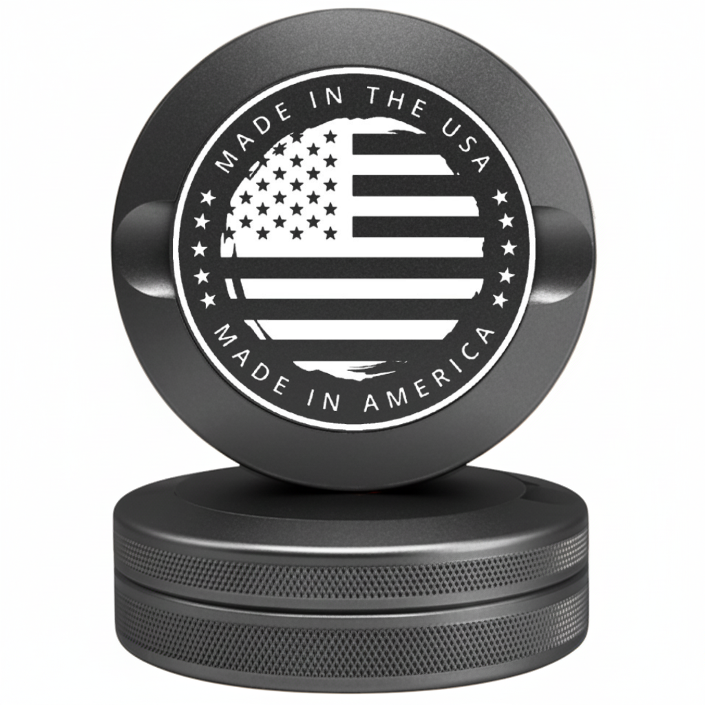 USA Edition Grey Metal Pouch Case with Laser Engraved Logo - Tactical Snus Tin Fits Zyn