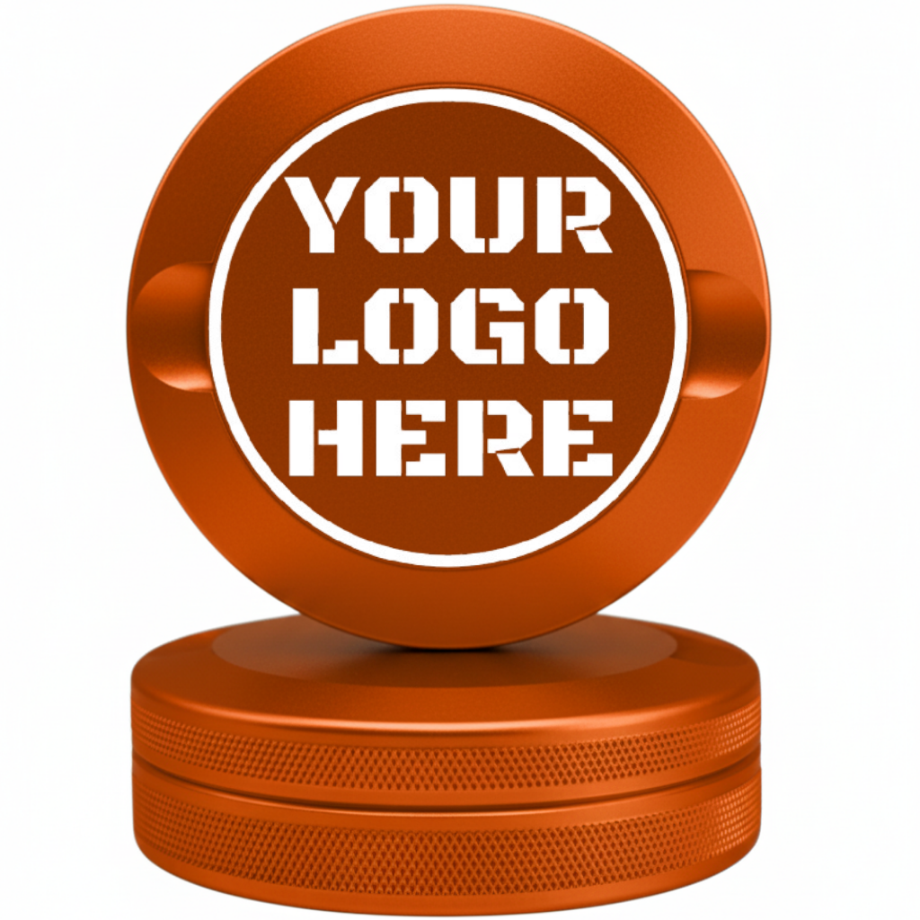Bin Bros Orange Metal Pouch Can with Custom Laser Engraving - Premium CNC Aluminum Case Fits Zyn