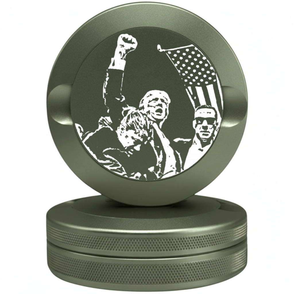 Trump Photo Tin